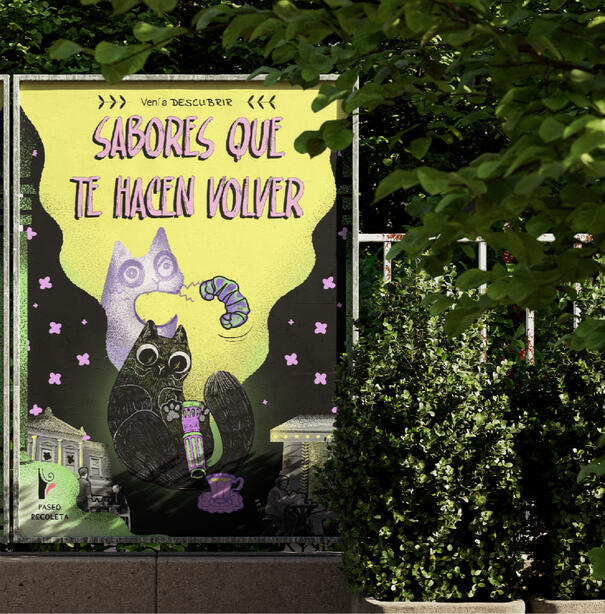 Afiche, Paseo Recoleta